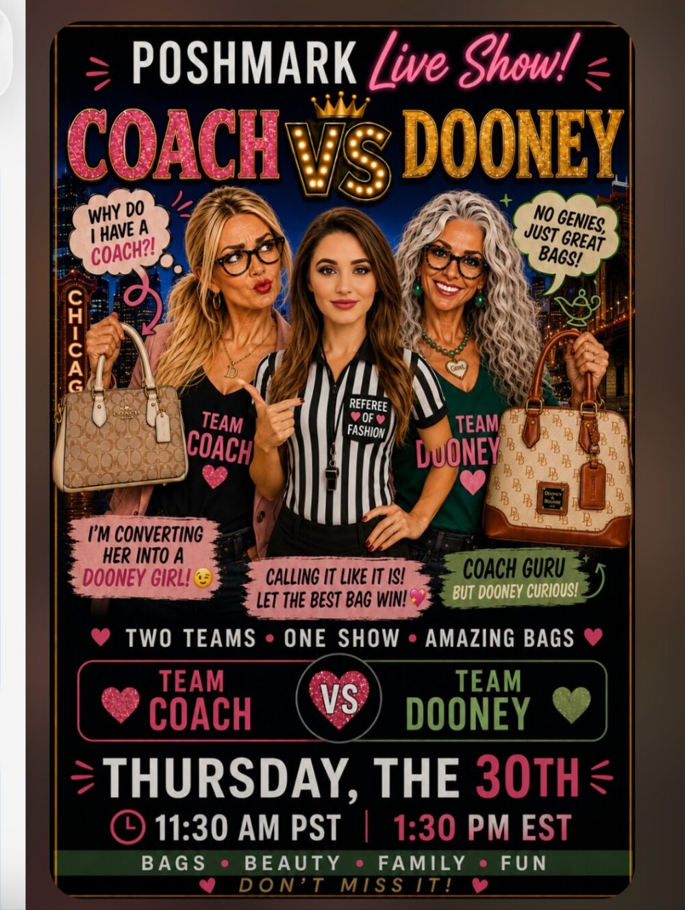 Live Coach Vs Dooney